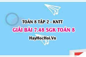 Bài 7.48 SGK Toán 8 Tập 2 Kết nối tri thức